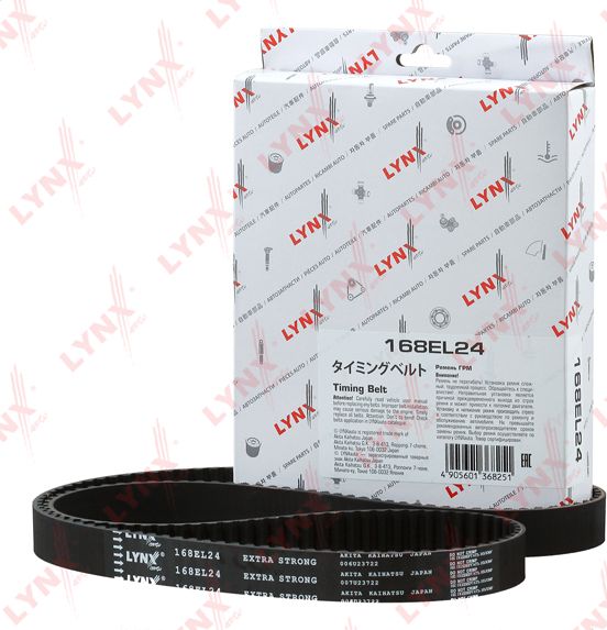 Ремень ГРМ LYNXauto для Opel Astra G 1998-2005. Артикул 168EL24