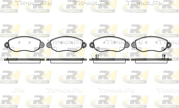Тормозные колодки RoadHouse передние для Ford Transit VI 2000-2006. Артикул 2772.02