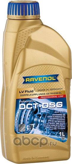 Трансмиссионное масло RAVENOL DCT-DSG LV Fluid (1л). Артикул 121210700101999