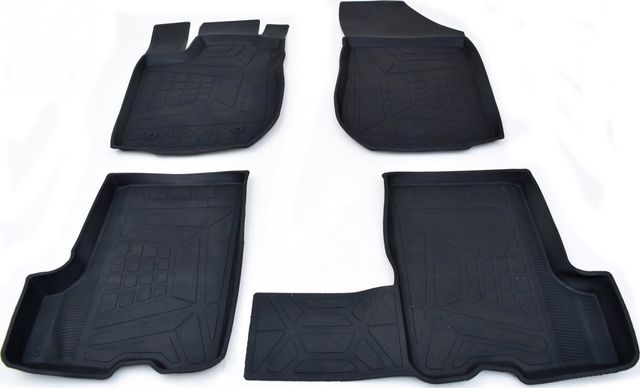 Коврики резиновые Avtodriver AVDTuning для салона Renault Sandero II 2013-2026. Артикул ADRPLR284