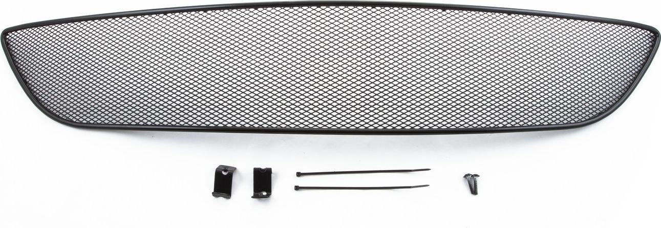 Сетка Arbori на решётку бампера, черная 10 мм для OPEL Astra GTC 2009-2014. Артикул 01-400304-101