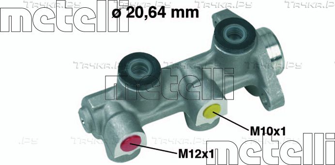 Тормозной цилиндр главный Metelli для Opel Tigra A 1994-2000. Артикул 05-0224