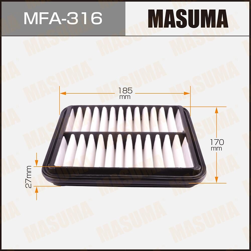 Воздушный фильтр Masuma. Артикул MFA-316