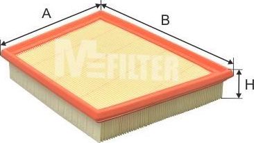 Воздушный фильтр MFilter. Артикул K 7185