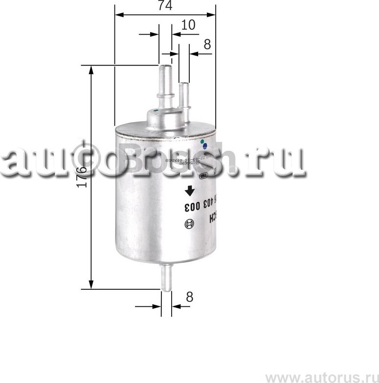 ФИЛЬТР ТОПЛИВНЫЙ (Bosch). Артикул F026403003