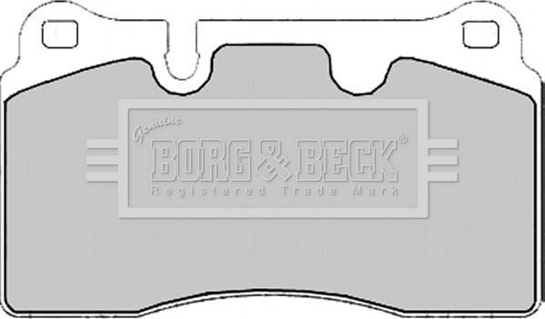 Тормозные колодки Borg & Beck. Артикул BBP2175