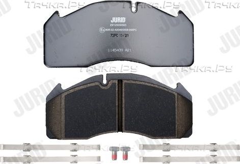 Тормозные колодки Jurid. Артикул 2912509560