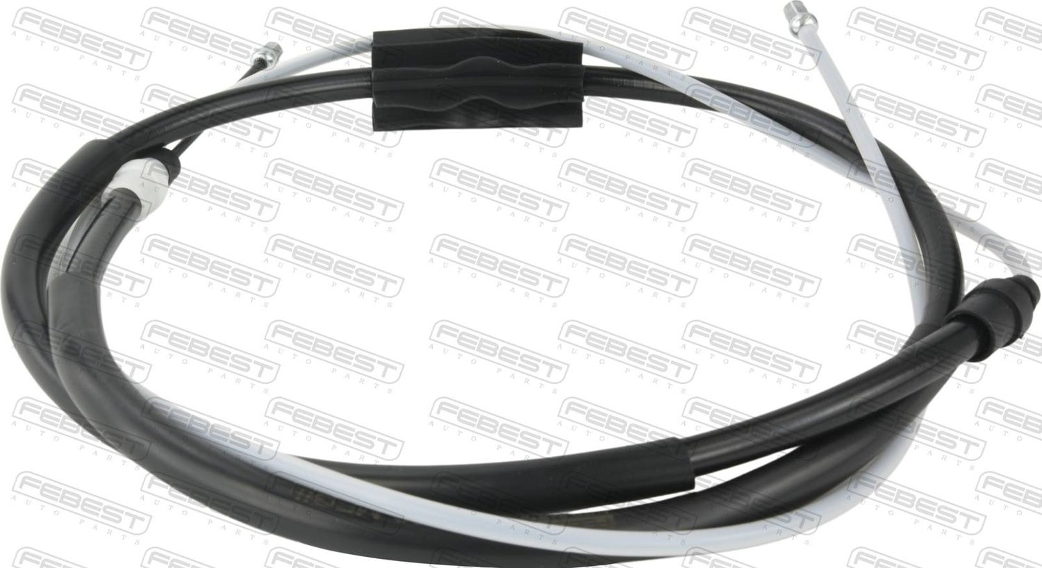 Трос ручника (тросик ручного тормоза) Febest. Артикул 24100-MEGII
