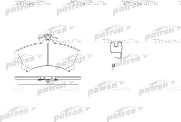 Тормозные колодки Patron передние для Volvo S40 I 1995-2003. Артикул PBP1384