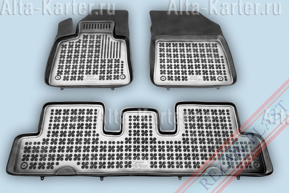 Коврики Rezaw Plast для салона Citroen C4 Picasso II 7-мест. 2013-2026. Артикул 201227
