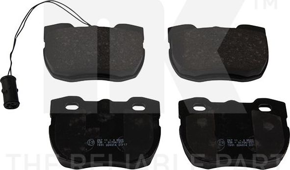 Тормозные колодки NK. Артикул 224014