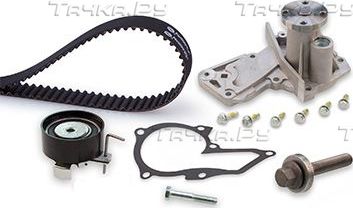 Помпа (водяной насос) с комплектом ремня ГРМ Gates PowerGrip® для Ford EcoSport I 2013-2026. Артикул KP35669XS