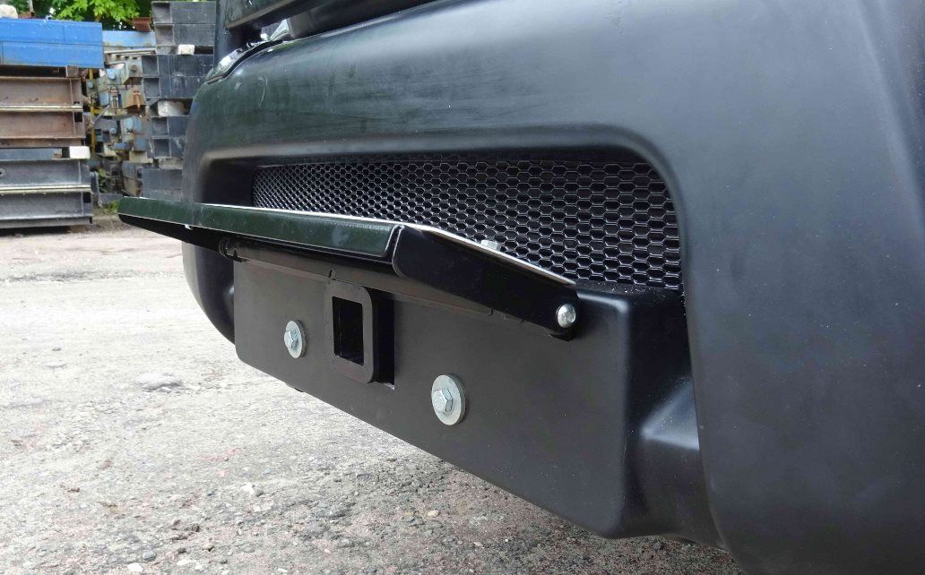 Адаптер АВС-Дизайн под ТСУ на передний бампер для Mitsubishi L200 V 2015-2026. Артикул ABC.ADAP.FB.31