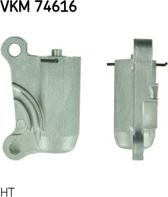 Натяжной ролик (натяжитель) ремня ГРМ SKF нижний для Mazda MPV II (LW) 2002-2006. Артикул VKM 74616