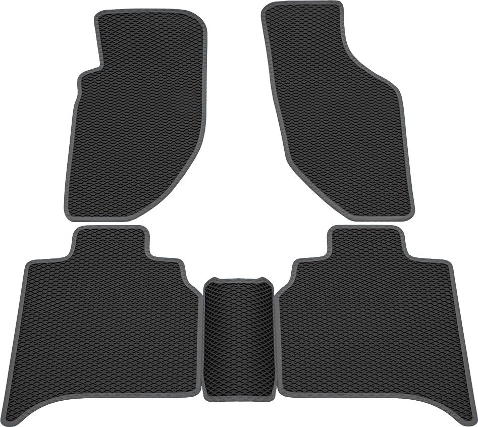 Коврики Rezkon EVA для салона Great Wall Hover H3 2010-2014 Серый кант. Артикул 9018005102