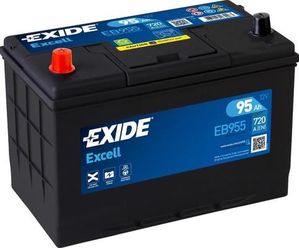 Аккумулятор Exide Excell ** для Mitsubishi Pajero II 1990-2000. Артикул EB955
