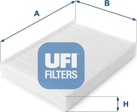 Салонный фильтр UFI. Артикул 53.060.00