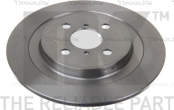 Тормозной диск NK задний для Toyota Yaris III 2010-2014. Артикул 2045111