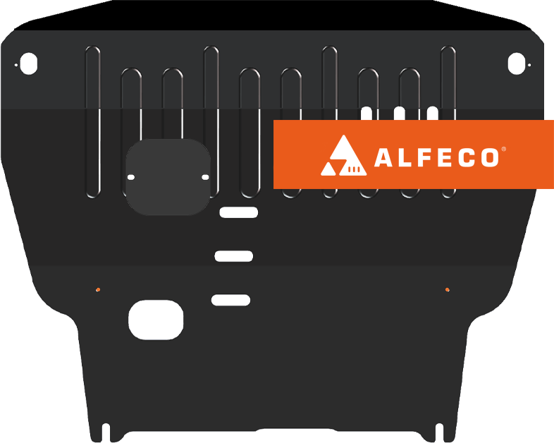 Защита Alfeco для картера и КПП Chevrolet Aveo I 2008-2012. Артикул ALF.03.02