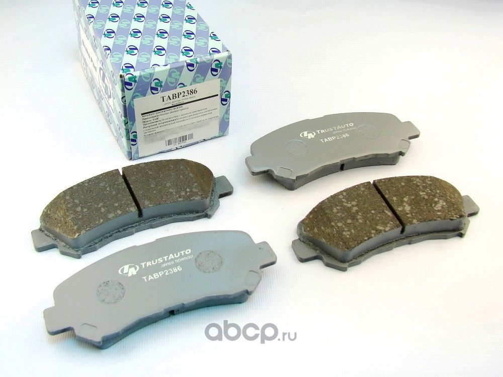 КОЛОДКИ ДИСКОВЫЕ (Trustauto). Артикул TABP2386