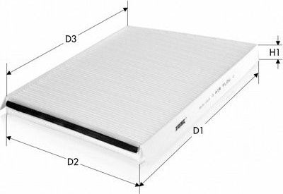 Салонный фильтр  Tecneco Filters. Артикул CK9905