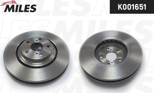 Тормозной диск Miles передний для Lexus NX I 2014-2026. Артикул K001651