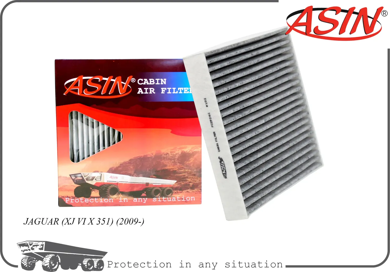 Фильтр салонный (Asin). Артикул ASINFC2926C