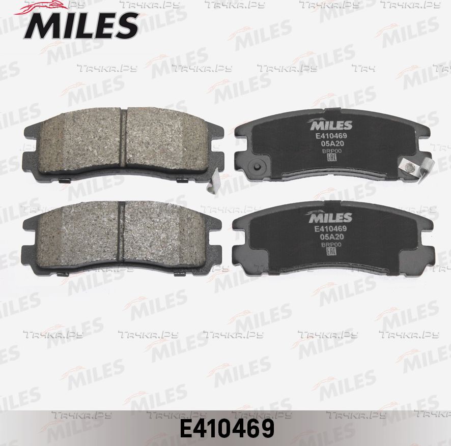 Тормозные колодки Miles (Low-Metallic) задние для Chrysler Sebring I 1995-2000. Артикул E410469
