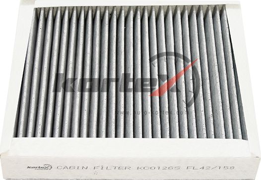 Фильтр салонный KIA OPTIMA 16- (угольный) (Kortex). Артикул KC0126S