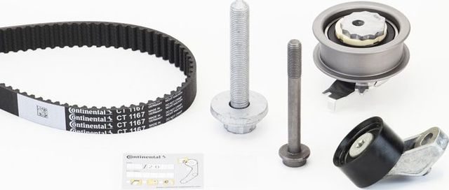 Ремень ГРМ с роликами (комплект) ContiTech для SEAT Leon IV 2019-2026. Артикул CT1167K5