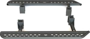 Силовые пороги STC для Mitsubishi L200 IV 2006-2015 цельная ступень. Артикул STC-ML200/06-S-C1