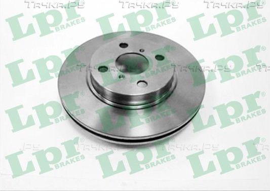 Тормозной диск LPR передний для Toyota Yaris III 2010-2014. Артикул T2047V