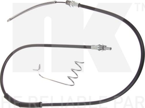 Трос ручника (тросик ручного тормоза) NK. Артикул 9025128