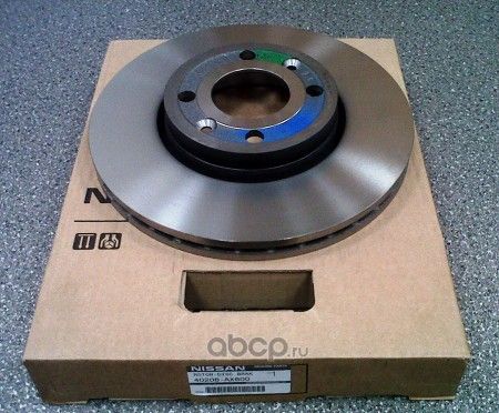 Тормозной диск Nissan передний для Nissan Note II 2013-2026. Артикул 40206AX600