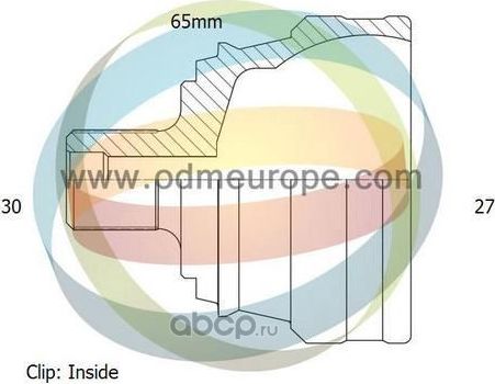 12-141460 шрус 30/65mm/27 MB A176/B242/B245/CLA (117) (ODM). Артикул 12141460