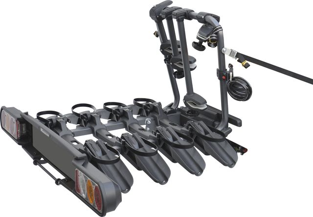 Автомобильный багажник Peruzzo Pure Instinct на фаркоп для перевозки 4-х велосипедов. Артикул NPE40708
