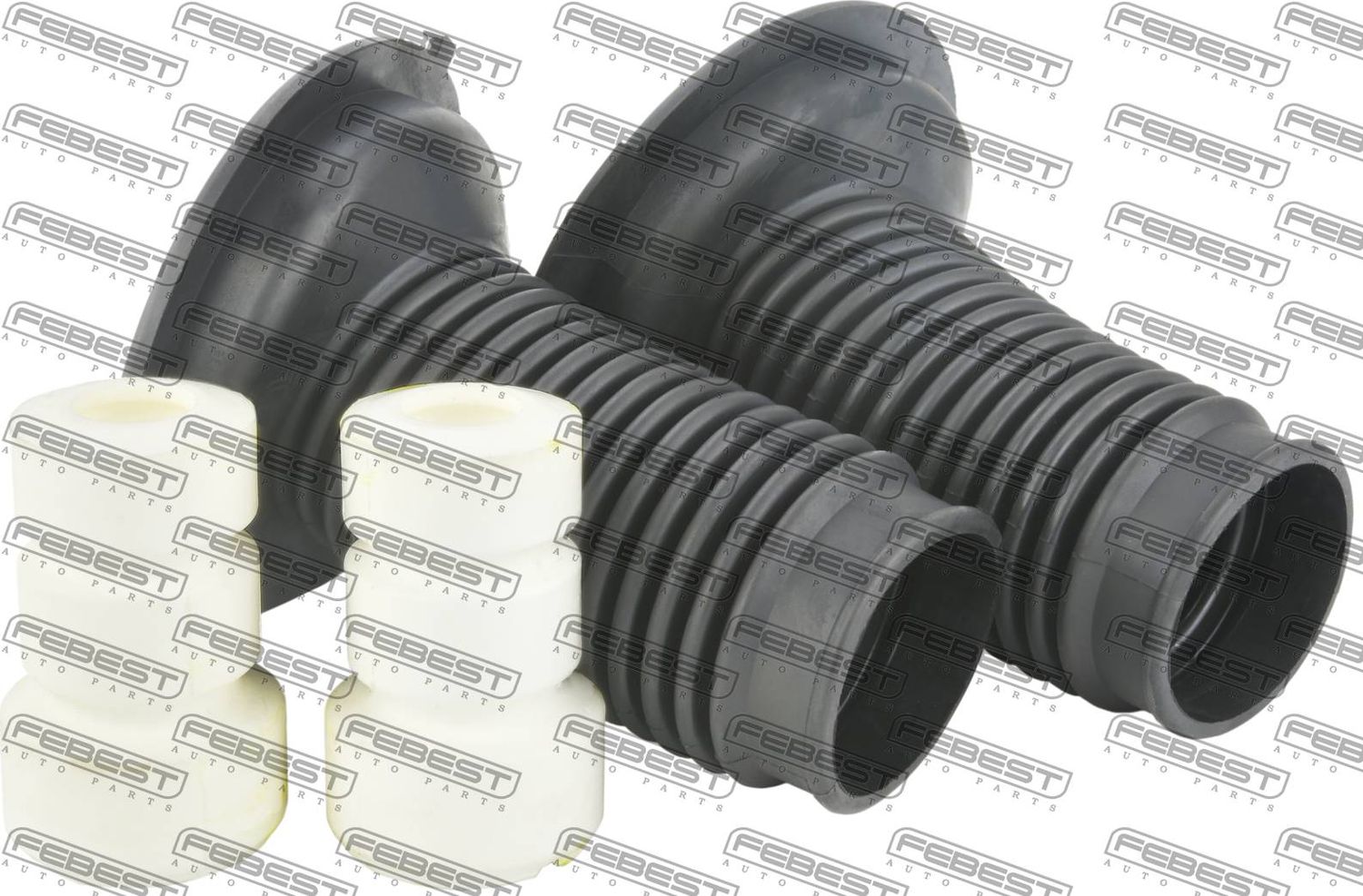 Комплект отбойников и пыльников амортизаторов (стоек) Febest. Артикул TSHB-ZCA25F-KIT