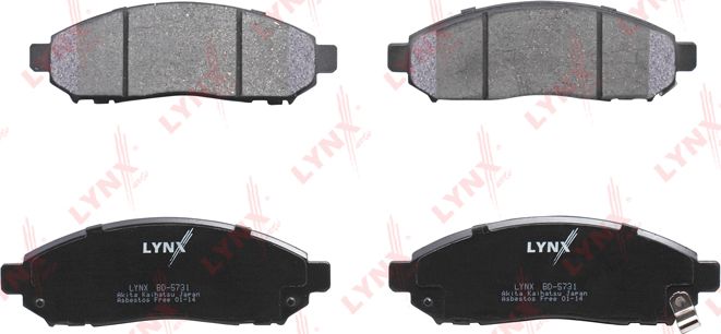Тормозные колодки LYNXauto. Артикул BD-5731