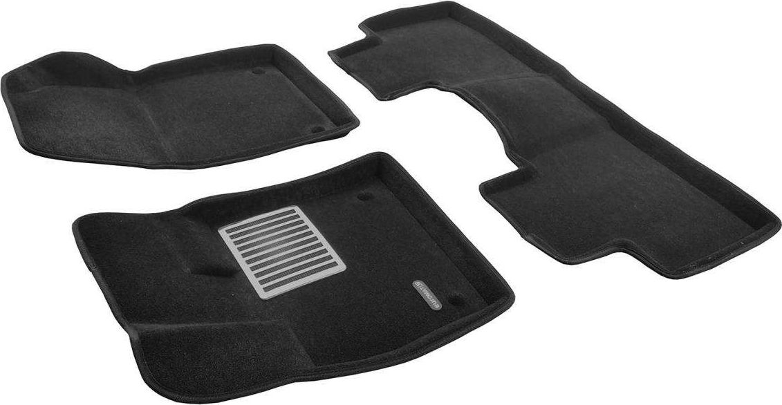 Коврики текстильные Euromat 3D Lux для салона Geely Atlas II 2023-2026. Артикул EM3D-001414