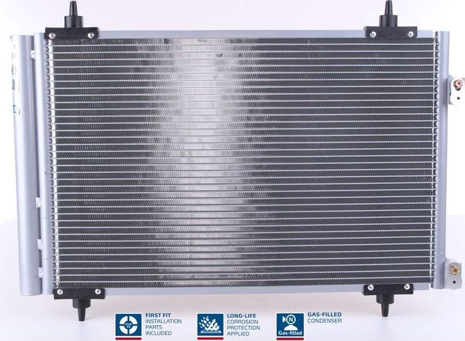 Радиатор кондиционера (конденсатор) Nissens (алюминий). Артикул 94826