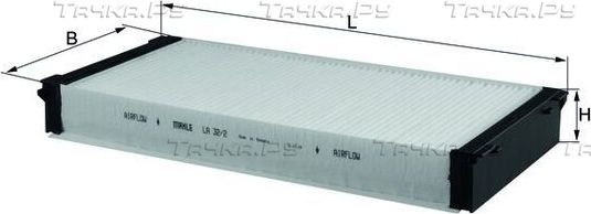Салонный фильтр Mahle. Артикул LA 32/2