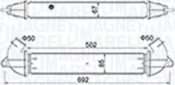 Интеркулер Magneti Marelli. Артикул 351319204610