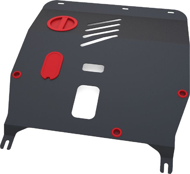 Защита АвтоБРОНЯ для картера и КПП Fiat 500 II 2007-2026. Артикул 1.01706.1