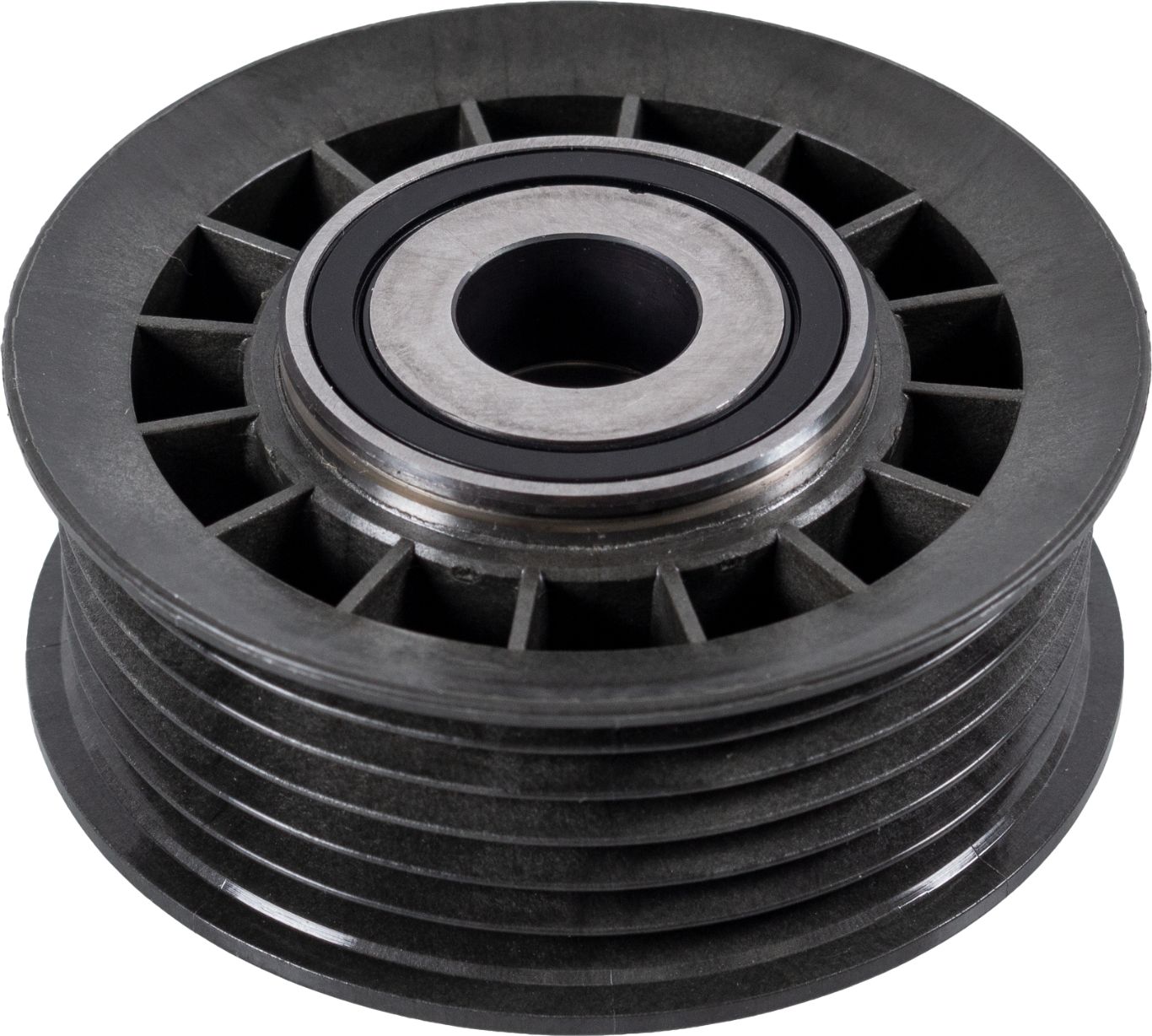 Направляющий (ведущий) ролик приводного поликлинового ремня Febi Bilstein (полимерный материал). Артикул 05478