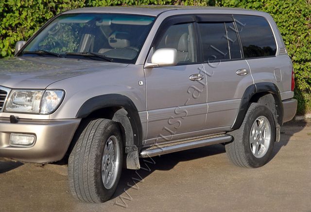 Расширители колесных арок Русская Артель для Toyota Land Cruiser 100 1998-2007 (Шагрень). Артикул RTLC1-002302