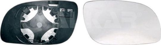Зеркальное стекло бокового зеркала Alkar правое для Volkswagen Touran I 2003-2009. Артикул 6432104