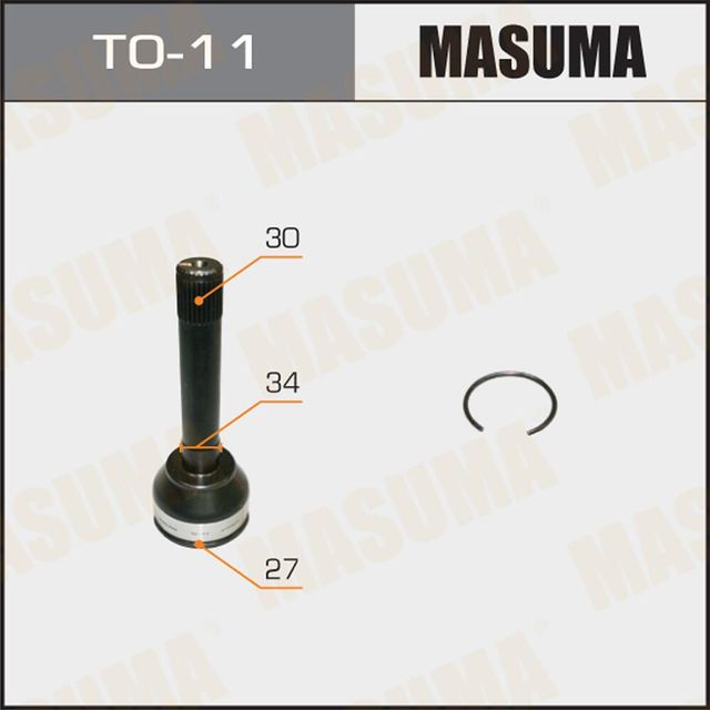 Шрус внутренний (граната) Masuma передний для Toyota Land Cruiser 70 1990-2007. Артикул TO-11