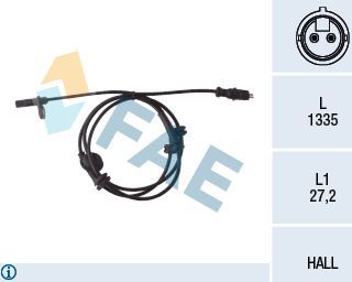 Датчик ABS FAE. Артикул 78047