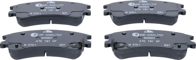 Тормозные колодки ATE передние для Mazda 6 I (GG) 2002-2007. Артикул 13.0460-5821.2
