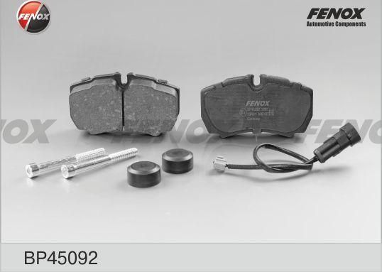 Тормозные колодки Fenox задние для IVECO Daily III 1999-2007. Артикул BP45092